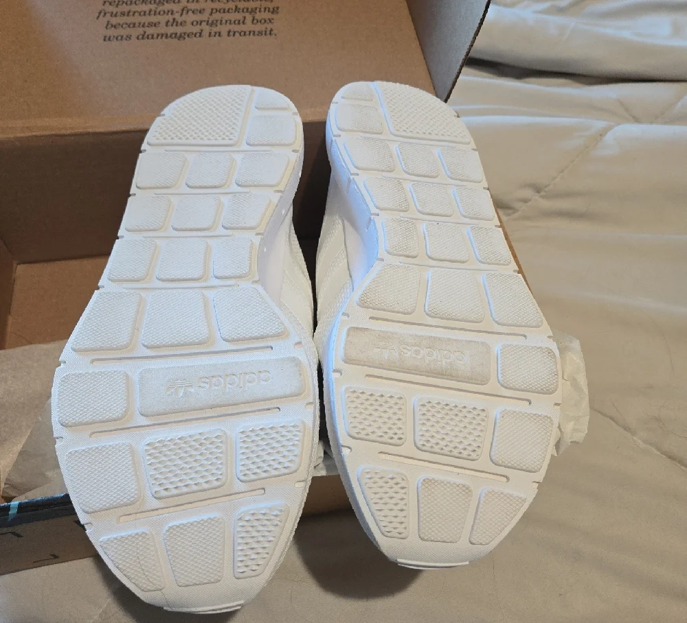 adidas Women's White Sneakers - Picture 2 of 4